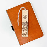 Book Lovers Wooden Bookmark | So Many Books so Little Time Design | Bookish Nostalgia 