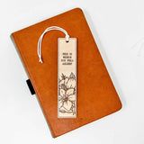 Book Lovers Wooden Bookmark | This is Where You Fell Asleep Design | Bookish Nostalgia 