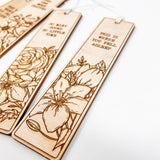 Book Lovers Wooden Bookmark | This is Where You Fell Asleep Design | Bookish Nostalgia 