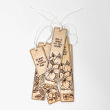 Book Lovers Wooden Bookmark | All Four Designs Set | Bookish Nostalgia 