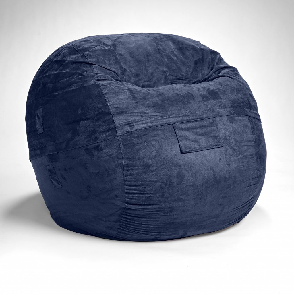 Cozy Royal Blue Bean Bag Chair - ShopCozyCorner | Bookish Nostalgia