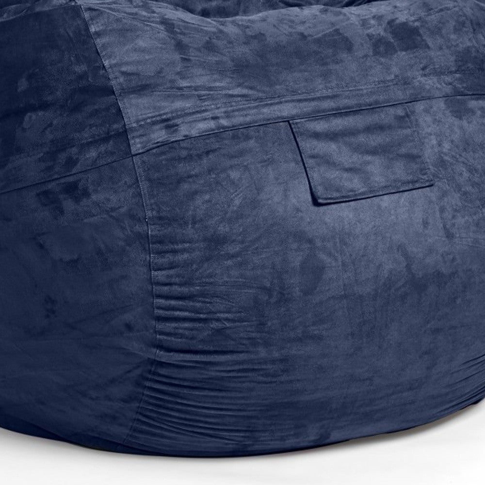 Cozy Royal Blue Bean Bag Chair - ShopCozyCorner | Bookish Nostalgia