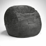 Cozy Dark Gray Bean Bag Chair - ShopCozyCorner | Bookish Nostalgia 