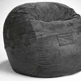 Cozy Dark Gray Bean Bag Chair - ShopCozyCorner | Bookish Nostalgia