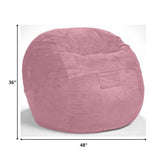 Cozy Rosy Pink Bean Bag Chair - ShopCozyCorner | Bookish Nostalgia