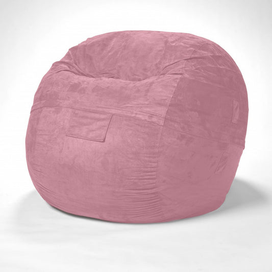 Cozy Rosy Pink Bean Bag Chair - ShopCozyCorner | Bookish Nostalgia