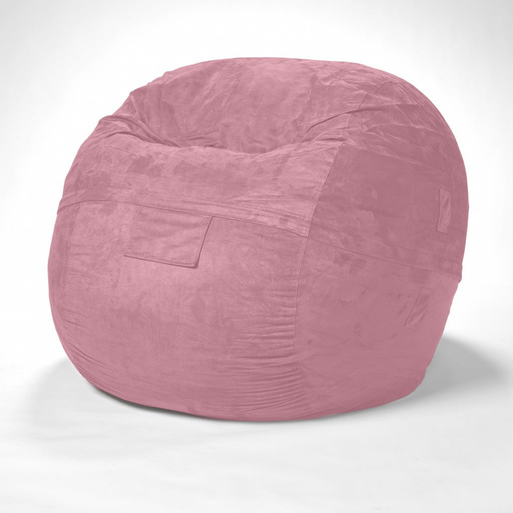 Cozy Rosy Pink Bean Bag Chair - ShopCozyCorner | Bookish Nostalgia