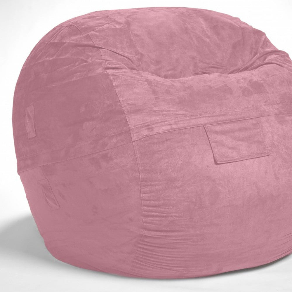 Cozy Rosy Pink Bean Bag Chair - ShopCozyCorner | Bookish Nostalgia